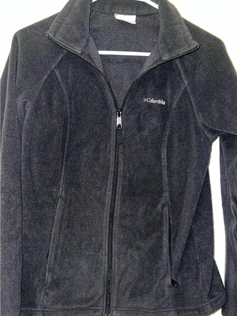 Columbia Black Lightweight Full-Zip Fleece Jacket